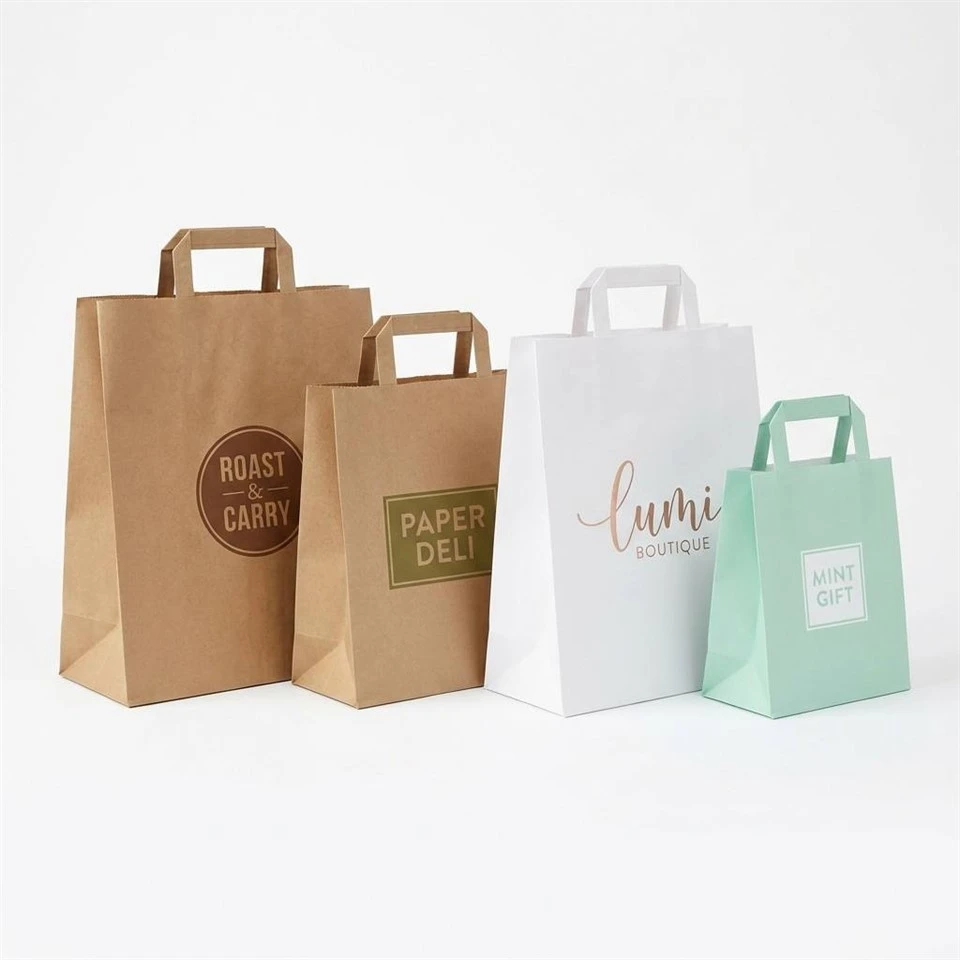 Flat Paper Handle Bag factory